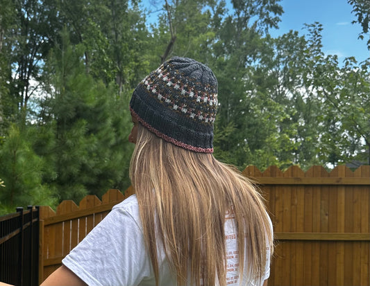 Home-made Starlight Moon beanie hat